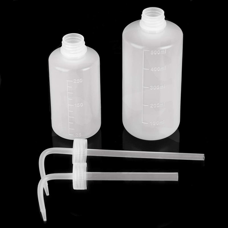 Oubest Squeeze Washing Bottle Succulent Watering Bottle 250ml + 500ml Water Squirt Irrigation Squeeze Sprinkling Can Plastic Wash Plant 2pc - Image 3
